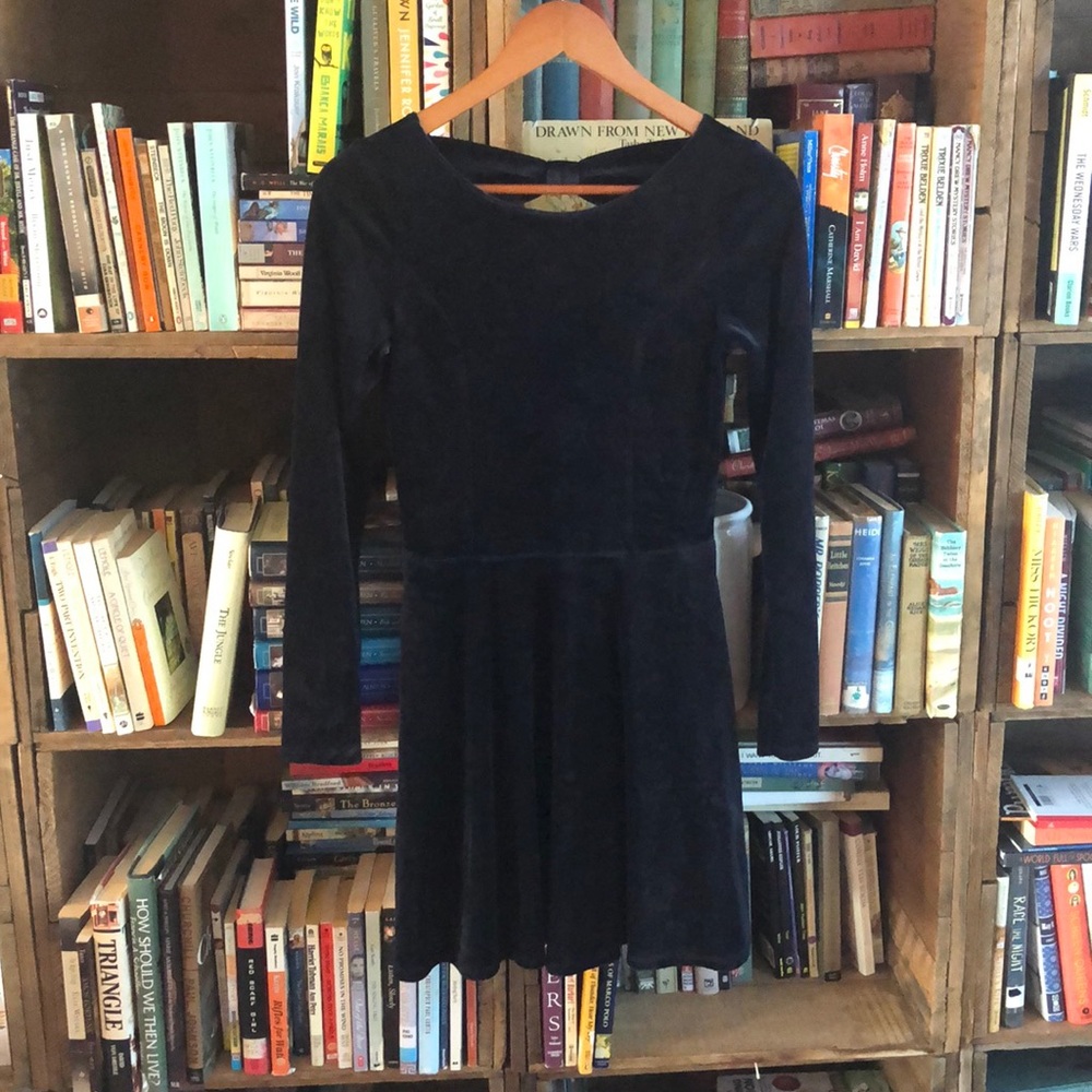 Abercrombie Kids Velour Winter Party Dress